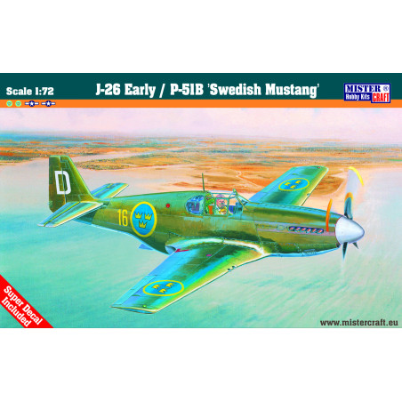 C-57 J-26 Early Swedish Mustang   1:72